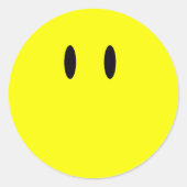 lacherig ronde sticker (Voorkant)