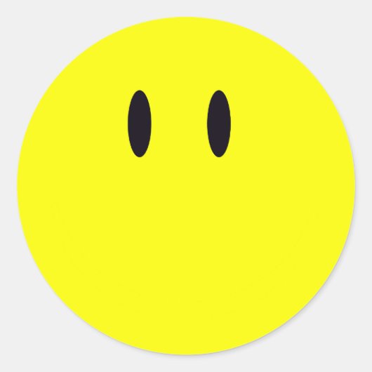 lacherig ronde sticker (Voorkant)