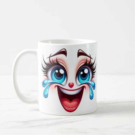 Lachgezicht Koffiemok (Links)