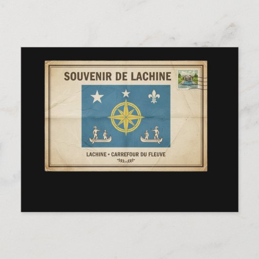 Lachine ansichtkaart briefkaart (Voorkant)