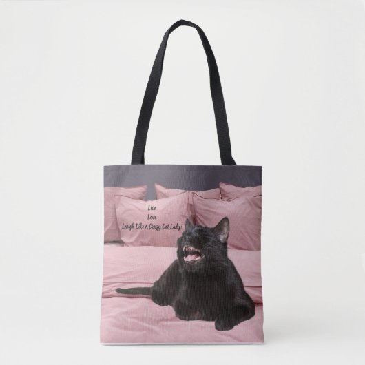 lachkat Canvas tas (Voorkant)