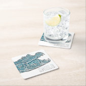 lachkrokodil kartonnen onderzetters (Insitu)