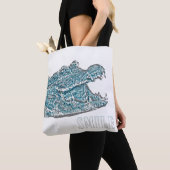 lachkrokodil tote bag (Dichtbij)
