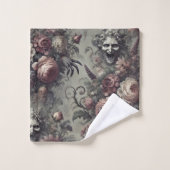 Lachlijnen - Gotisch Victoriaans Bad Handdoek (Wasdoekje)