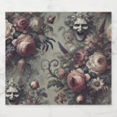 Lachlijnen - Gotische Bloemen Bier Etiket (Enkel label)