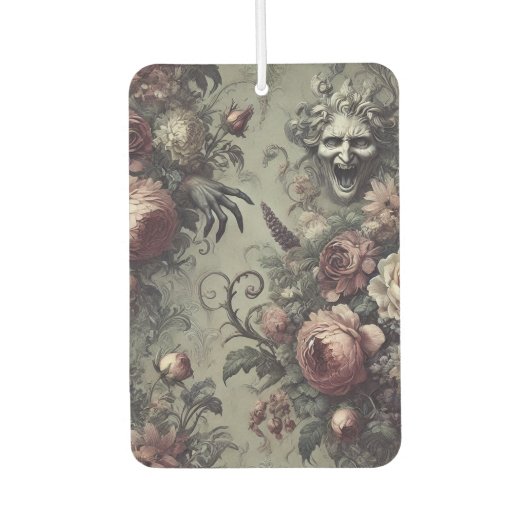 Lachlijnen - Gotische Bloemen Luchtverfrisser (Voorkant)