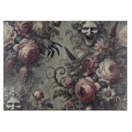 Lachlijnen - Gotische Bloemen Snijplank