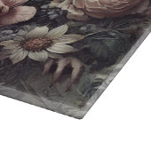 Lachlijnen - Gotische Bloemen Snijplank (Hoek)