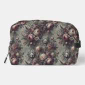 Lachlijnen - Gotische Bloemen Toilettasje (Achterkant)