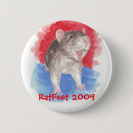lachrat, Ratfest 2009 Ronde Button 5,7 Cm (Voorkant)