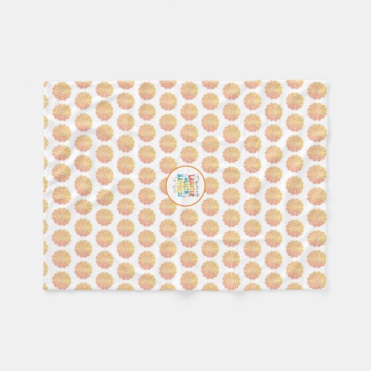 Lachrijkdom Geluk Fleece Deken (Voorkant (Horizontaal))