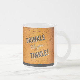 Lacht! Bier drinkende humor leuke bevroren mok