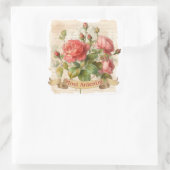 LACHT - Meest opwindend - Mr Darcy Vierkante Sticker (Tas)