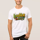 Lachtherapie - Genezing door vreugde T-shirt (Voorkant)