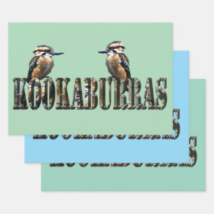 Lachvogels Is Het Woord Gemaakt Met Lachvogels, Inpakpapier Vel