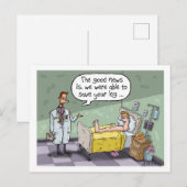 Lachwekkend BETER WORDEN RED het Been Briefkaart (Voorkant / Achterkant)