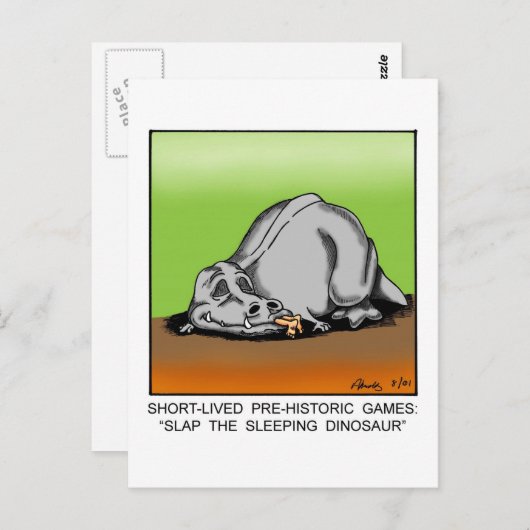 Lachwekkend contact houden  briefkaart (Voorkant / Achterkant)