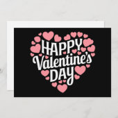 Lachwekkend Fijne Valentijnsdag Hart Liefde Valent Feestdagenkaart (Voorkant / Achterkant)