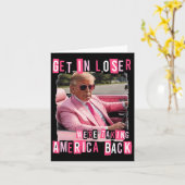 Lachwekkend Ga naar binnen, verliezer, we gaan Ame Kaart (Gele Bloem)