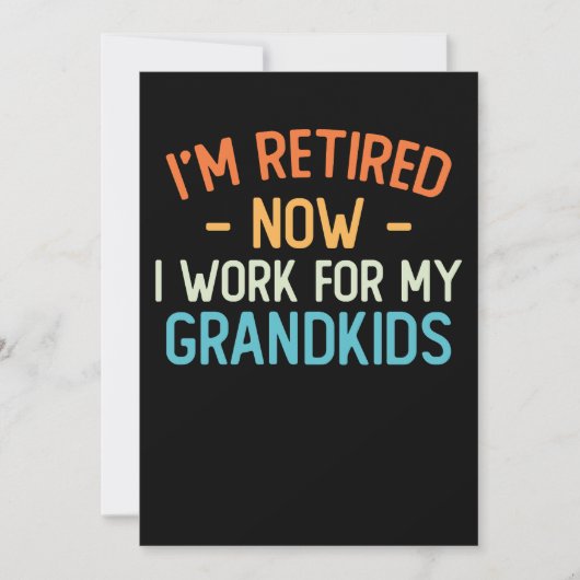 Lachwekkend, ik ben gestopt met werken en nu werk kaart (Voorkant)