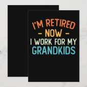 Lachwekkend, ik ben gestopt met werken en nu werk kaart (Voorkant / Achterkant)