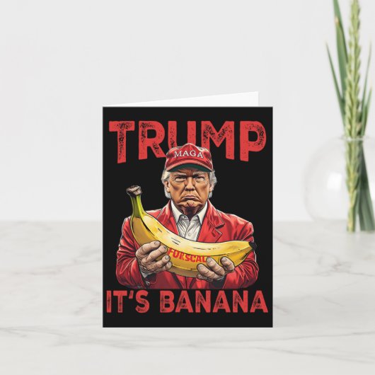 Lachwekkend is het een banaan voor schaal Trump Kaart (Voorkant)