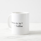 Lachwekkend je kunt het koffiemok (Voorkant links)