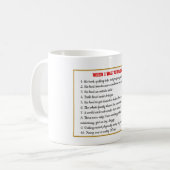 Lachwekkend Toen Ik Jouw Leeftijd Had 50e Verjaard Koffiemok (Voorkant links)