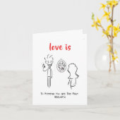 Lachwekkende Liefde Kaart (Gele Bloem)