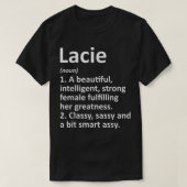 LACIE Definition Personalized Name Funny Christmas T-shirt (Design voorkant)