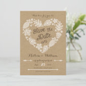 Lacily Leaves - Word verliefd en Save the Date (Staand voorkant)