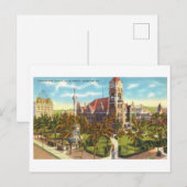 Lackawanna County Court House in Scranton, Penn., Briefkaart (Voorkant / Achterkant)