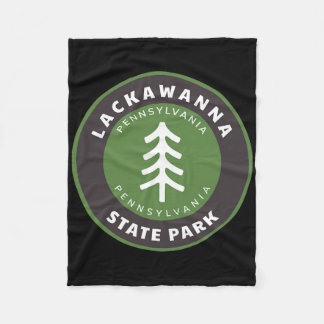 Lackawanna State Park Pennsylvania Pa Vacation Sou Fleece Deken