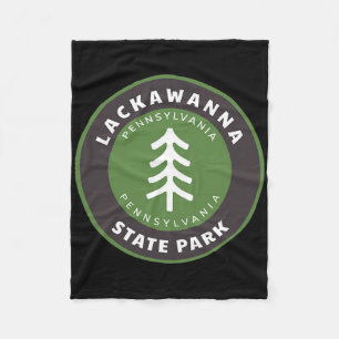 Lackawanna State Park Pennsylvania Pa Vakantie Sou Fleece Deken