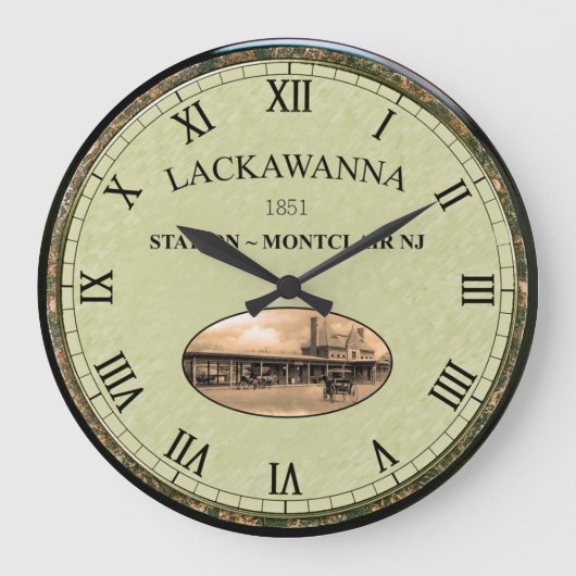 Lackawanna Station ~ Montclair New Jersey ~ Grote Klok (Voorkant)