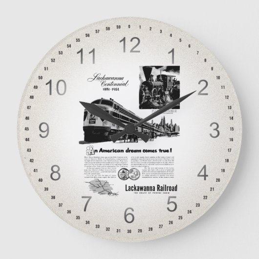 Lackawant Railroad Centennial 1951 Grote Klok (Voorkant)