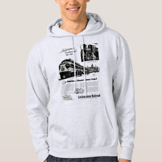Lackawant Railroad Centennial 1951 Hoodie (Voorkant)
