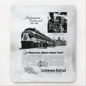 Lackawant Railroad Centennial 1951 Muismat (Voorkant)