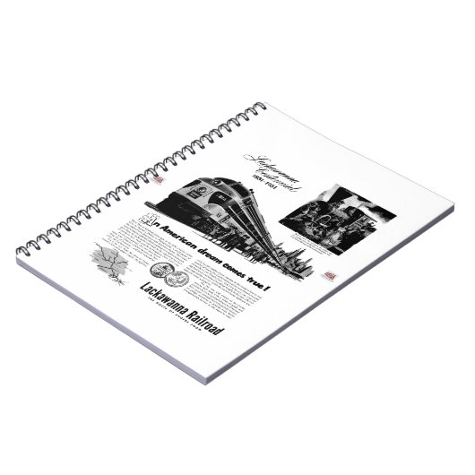 Lackawant Railroad Centennial 1951 Notitieboek (Linkerzijde)