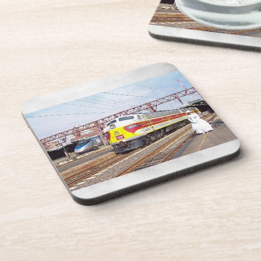 Lackawant Railroad en A Phoebe Snow Bier Onderzetter (Linkerzijde)