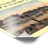 Lackawant RR Station, Montclair NJ  Foto Afdruk (Hoek)