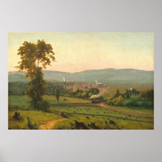 Lackawant Valley - George Inness Fine Art Poster (Voorkant)