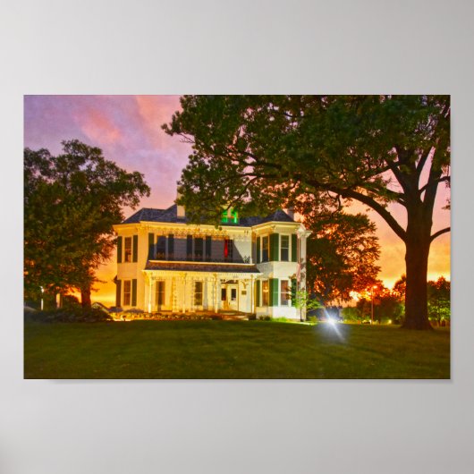 Lackman-Thompson Estate Farmhouse, Lenexa, Kansas Poster (Voorkant)