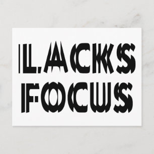 Lacks Focus Briefkaart