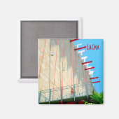 LACMA Los Angeles Museum Modern Art Foto Magneet (Voorkant / Achterkant)