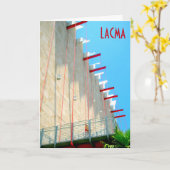 LACMA Wenskaart voor kunstfotografie Kaart (Gele Bloem)