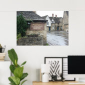 Lacock, Wiltshire, Verenigd Koninkrijk Poster (Thuiskantoor)