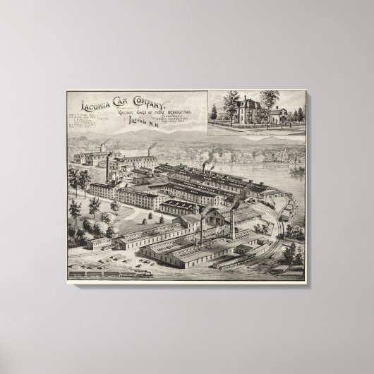 Laconia Car Company Canvas Afdruk (Voorkant)