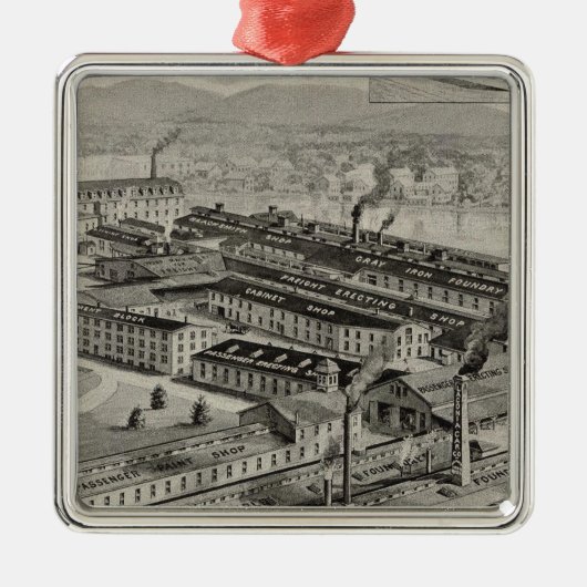 Laconia Car Company Metalen Ornament (Voorkant)