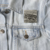 Laconia Car Company Vierkante Button 5,1 Cm (In situ)